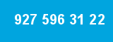 927 596 31 22 927 596 31 22